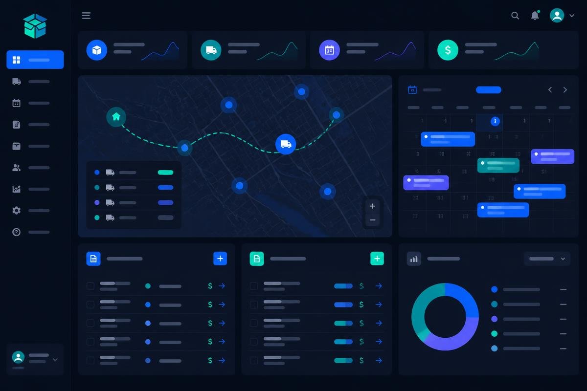 Neval moving and logistics dashboard